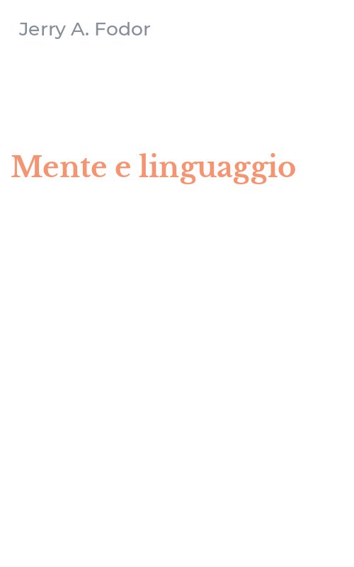 Mente e linguaggio