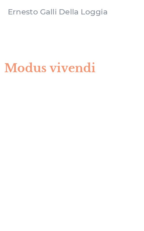 Modus vivendi