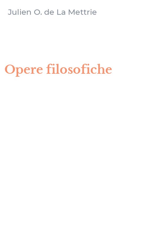 Opere filosofiche