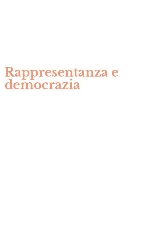 Rappresentanza e democrazia