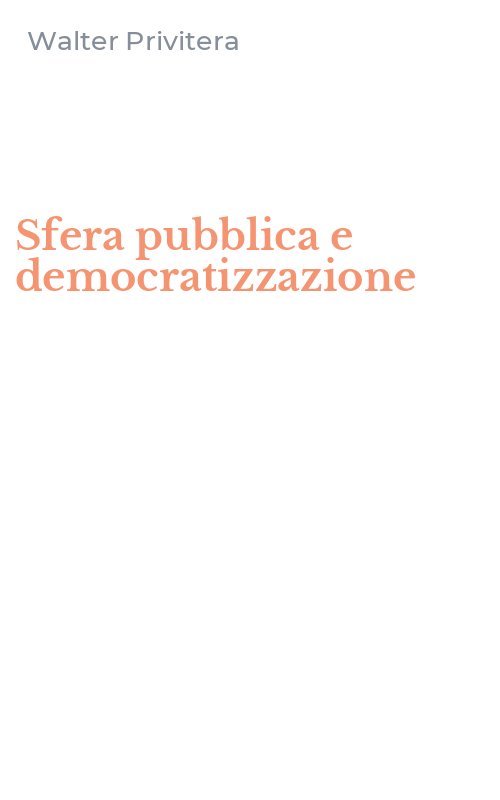 Sfera pubblica e democratizzazione
