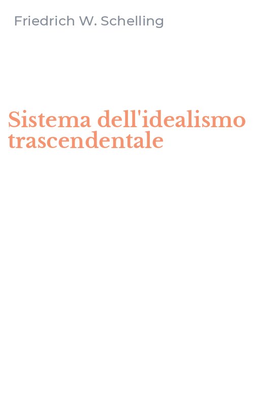 Sistema dell'idealismo trascendentale