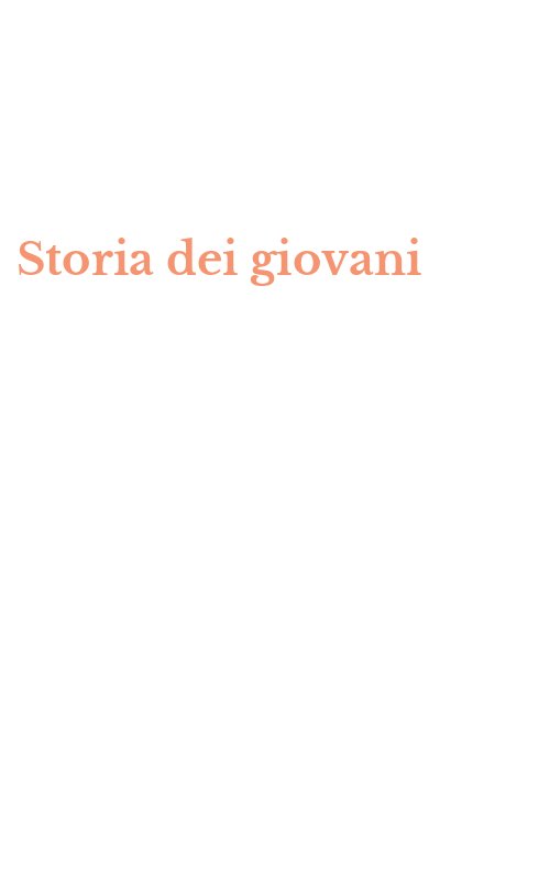 Storia dei giovani