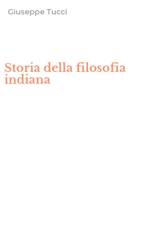 Storia della filosofia indiana