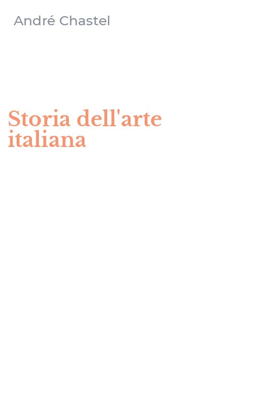Storia dell'arte italiana