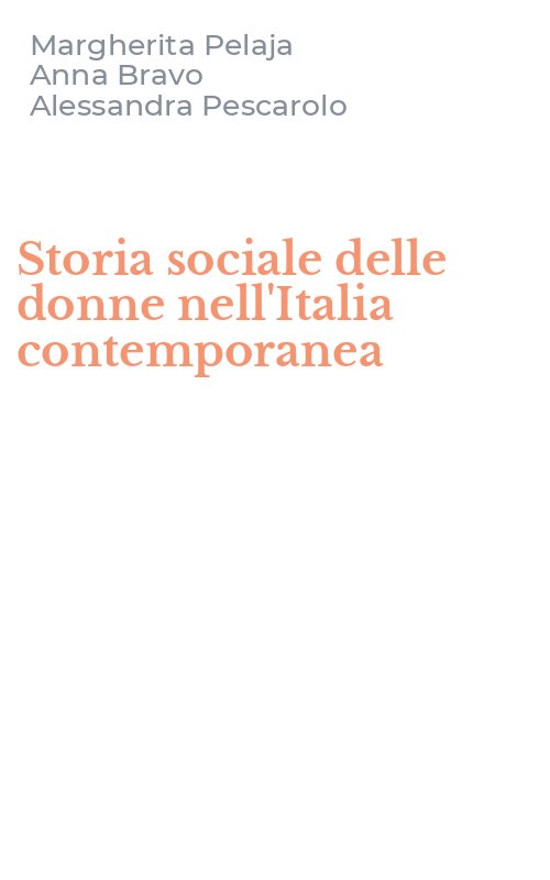 Storia sociale delle donne nell'Italia contemporanea