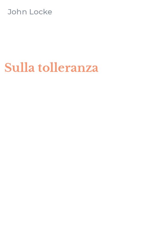Sulla tolleranza