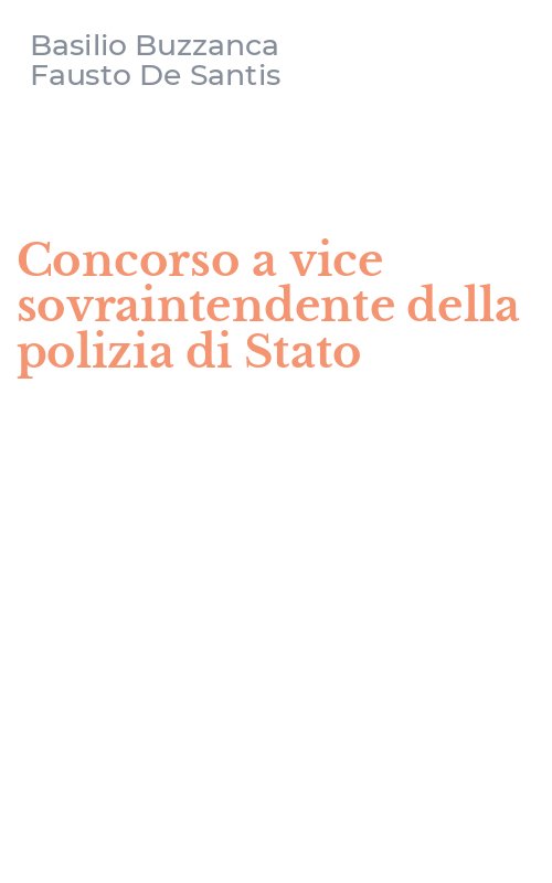 Concorso a vice sovraintendente della polizia di Stato