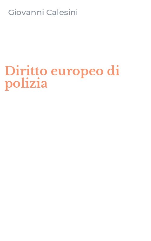 Diritto europeo di polizia
