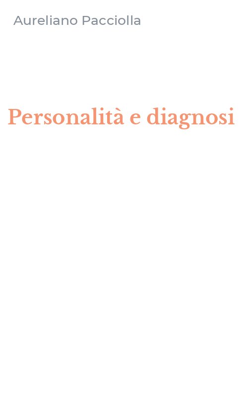 Personalità e diagnosi
