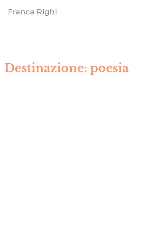 Destinazione: poesia