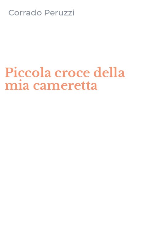 Piccola croce della mia cameretta