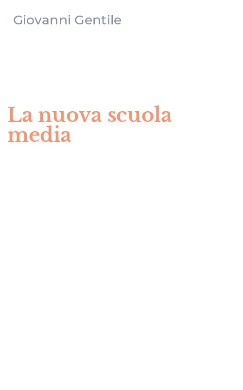 La nuova scuola media