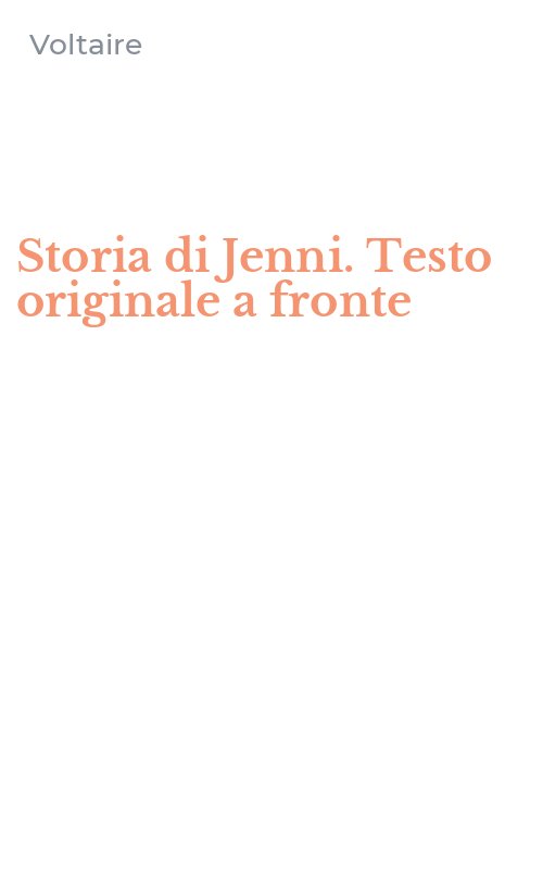 Storia di Jenni. Testo originale a fronte