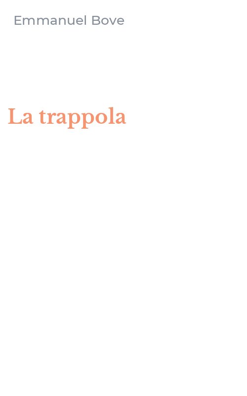 La trappola