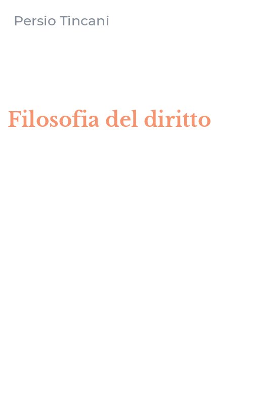 Filosofia del diritto