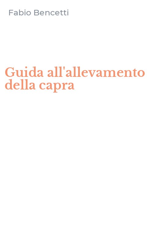Guida all'allevamento della capra