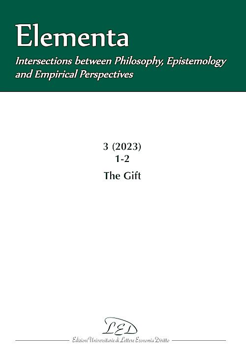 Elementa. Intersections between Philosophy, Epistemology and Empirical Perspectives