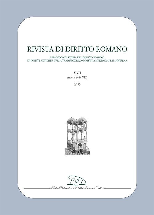 Rivista di diritto romano. Nuova Serie