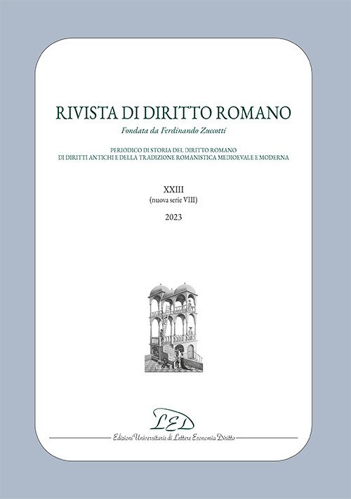 Rivista di diritto romano. Nuova serie