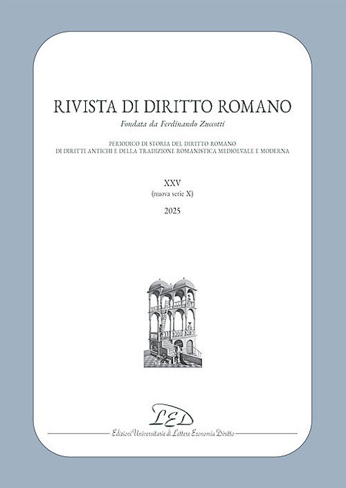 Rivista di diritto romano. Nuova serie