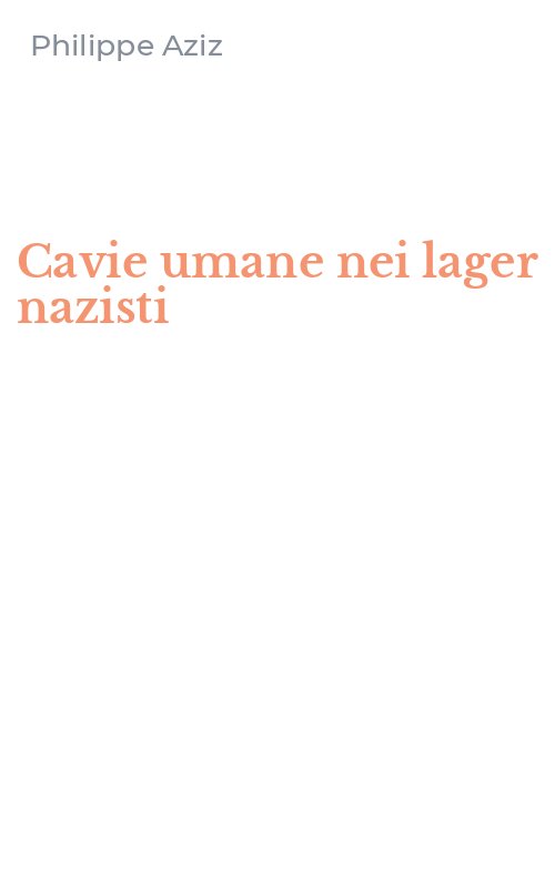 Cavie umane nei lager nazisti