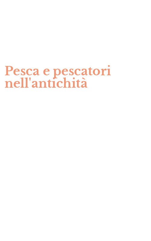 Pesca e pescatori nell'antichità