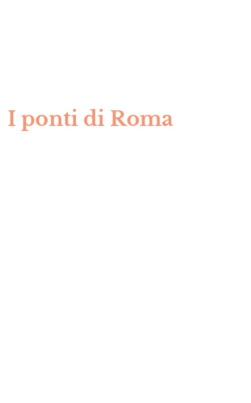 I ponti di Roma