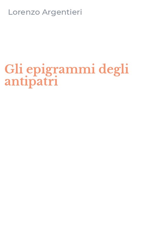 Gli epigrammi degli antipatri