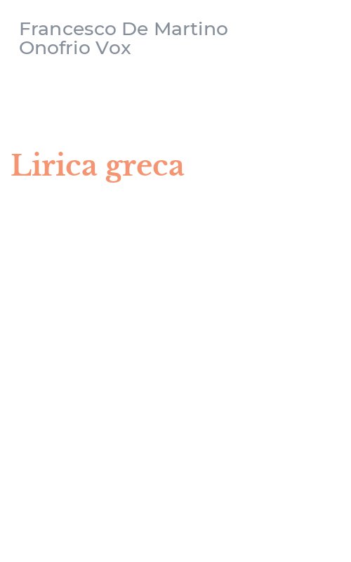 Lirica greca