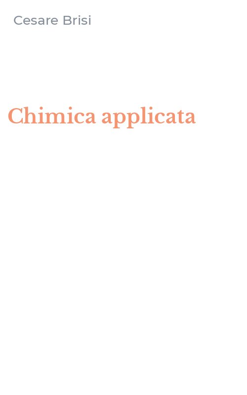 Chimica applicata