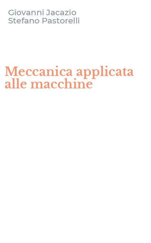 Meccanica applicata alle macchine