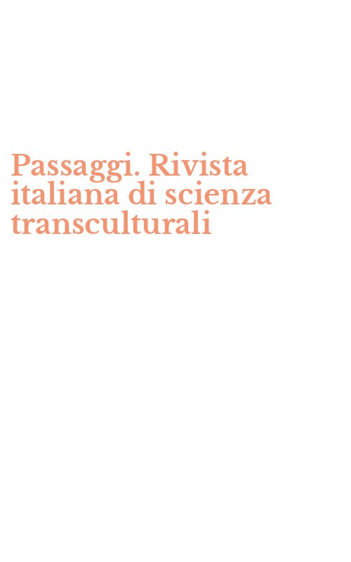 Passaggi. Rivista italiana di scienza transculturali