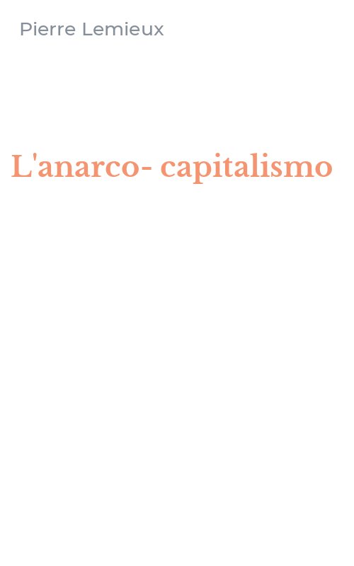 L'anarco-capitalismo