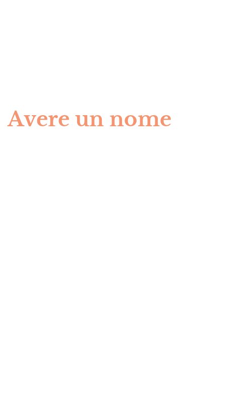 Avere un nome