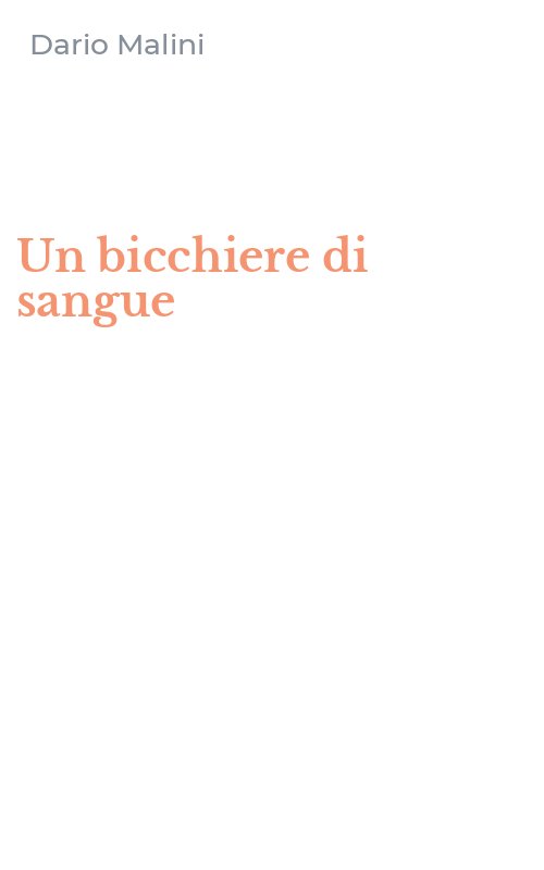 Un bicchiere di sangue