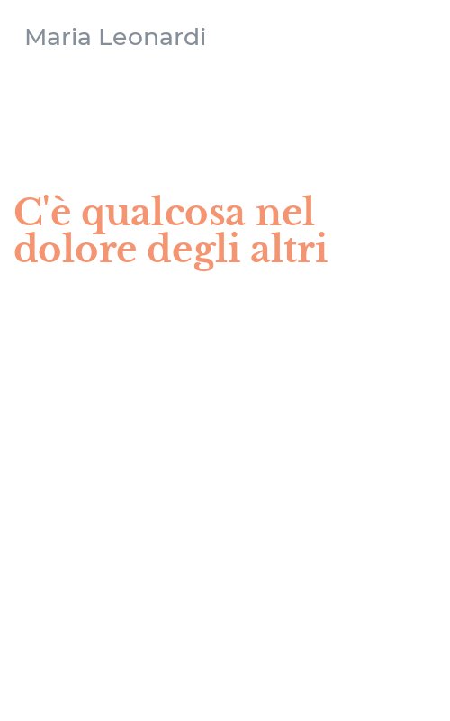 C'è qualcosa nel dolore degli altri