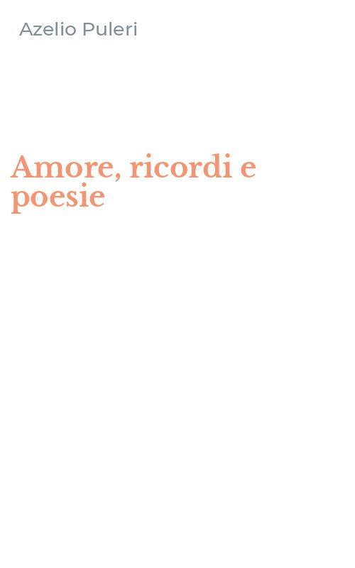 Amore, ricordi e poesie