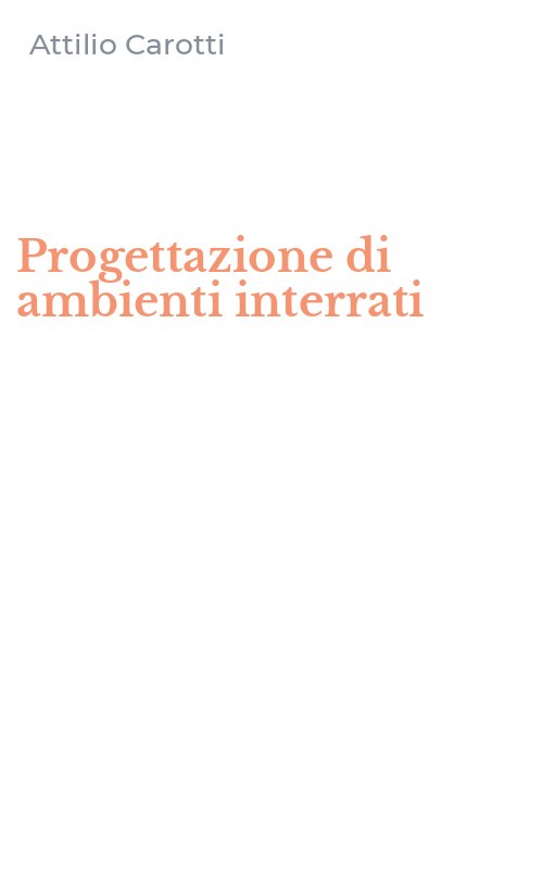 Progettazione di ambienti interrati