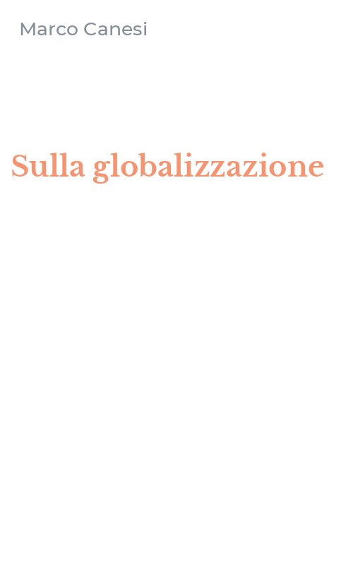 Sulla globalizzazione