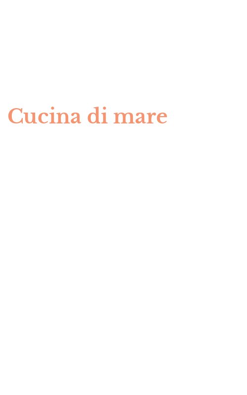 Cucina di mare
