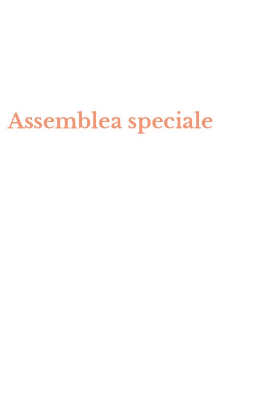 Assemblea speciale