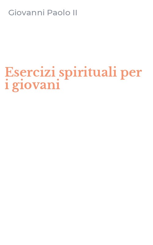 Esercizi spirituali per i giovani