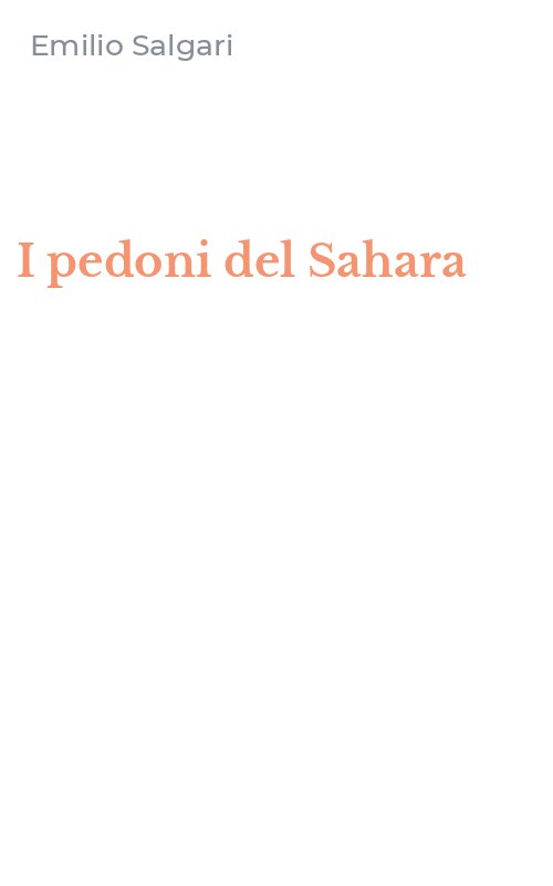 I pedoni del Sahara