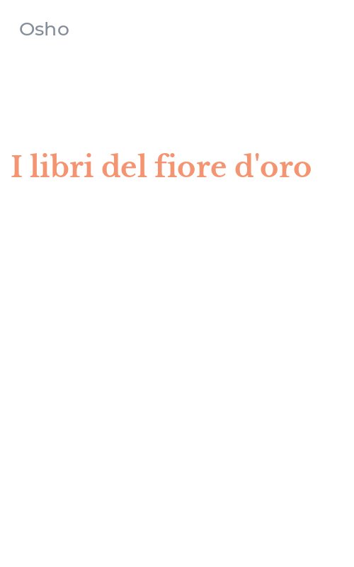 I libri del fiore d'oro