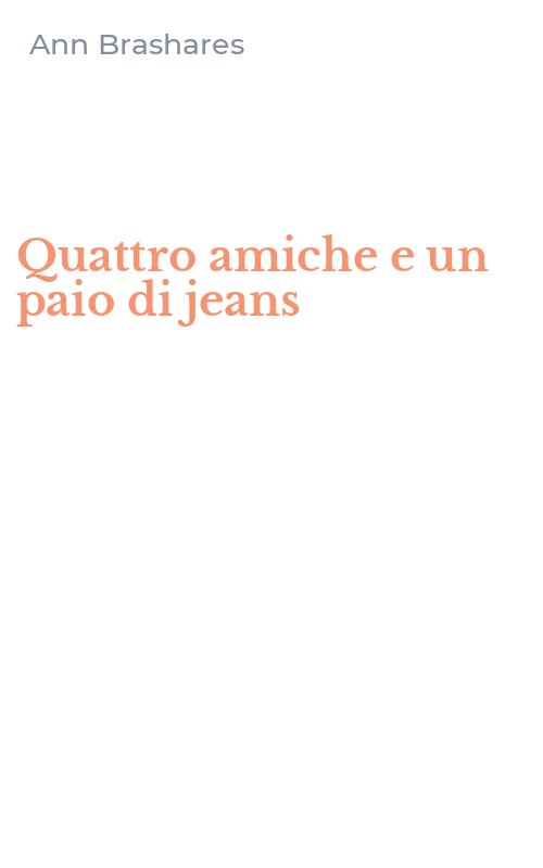 Quattro amiche e un paio di jeans
