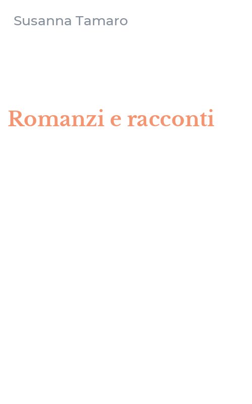 Romanzi e racconti