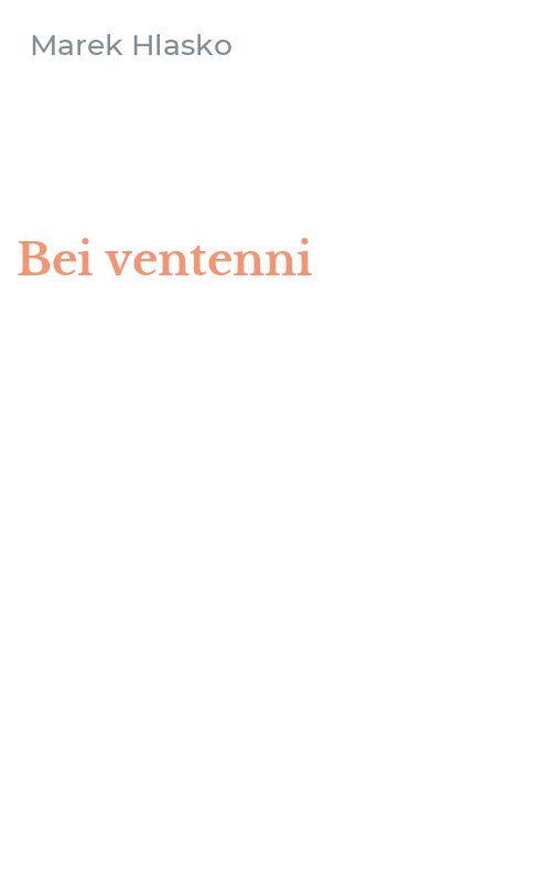 Bei ventenni