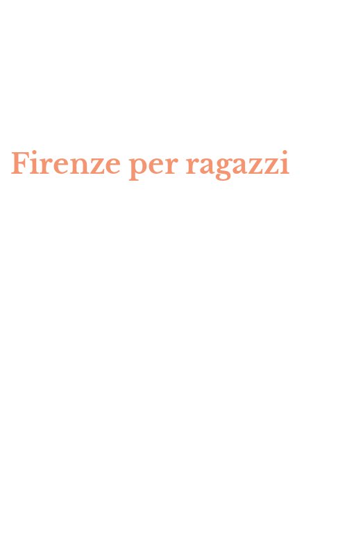 Firenze per ragazzi