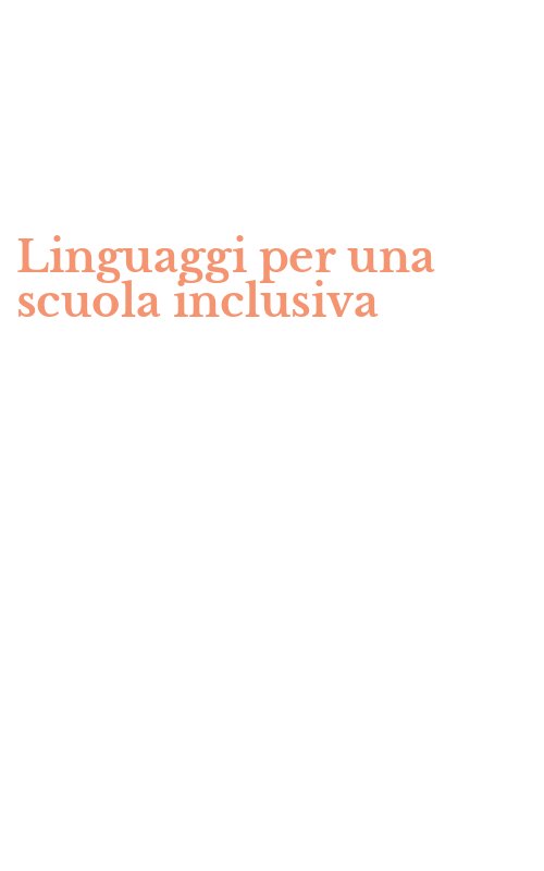 Linguaggi per una scuola inclusiva